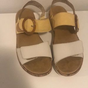 Yellow Remonte Sandals - Size 10